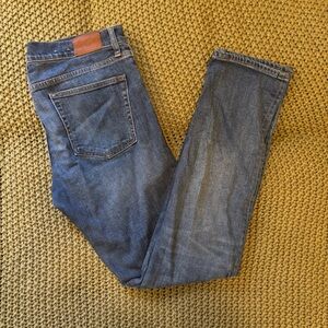Men's Relaxed Denim 484 JCrew Jeans in Classic Blue
